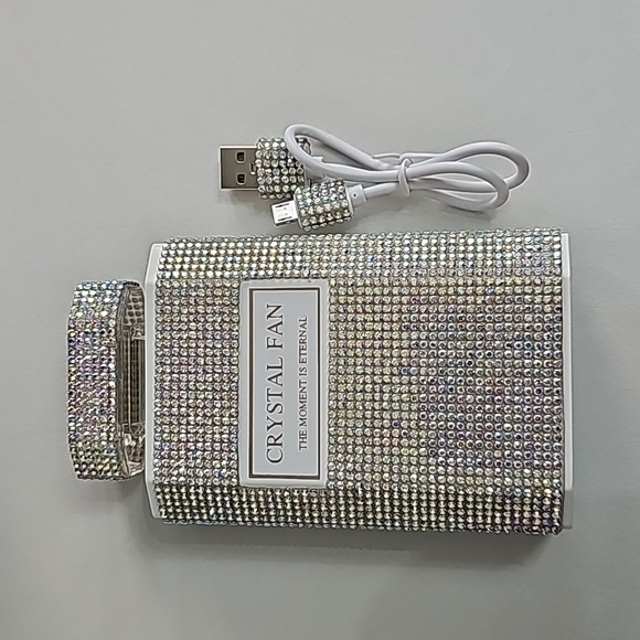 Fan - Rhinestone Handheld Fan - Picture 4 of 4